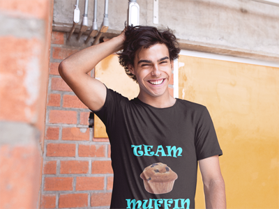 Team Muffin Bakery Shirt Baker T Shirt Or Foodie Gift (Mens)