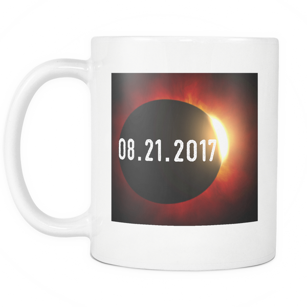 Total Solar Eclipse Date Astronomer Star Scene 11oz Mug