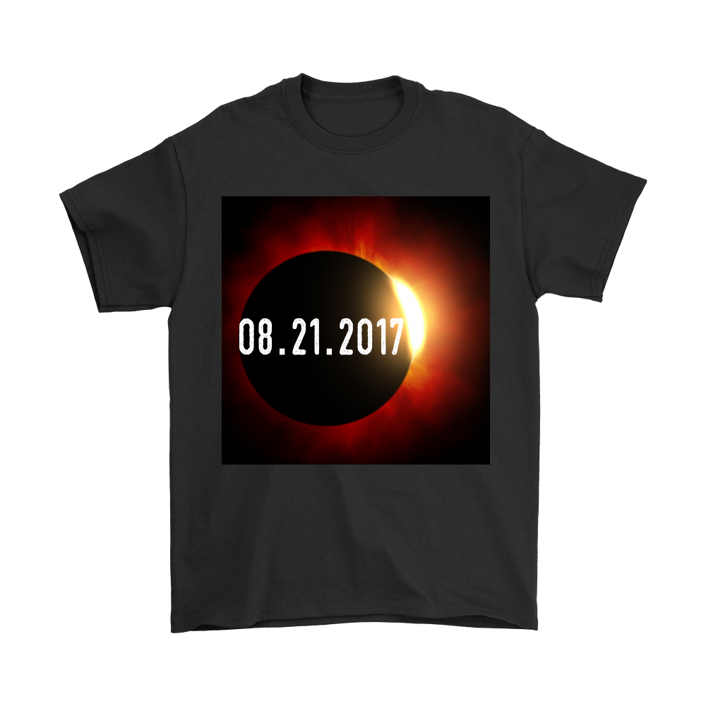 Total Solar Eclipse Date Astronomer Star Scene Tshirt