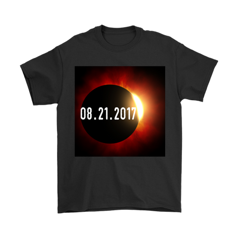 Total Solar Eclipse Date Astronomer Star Scene Tshirt