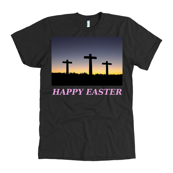 T-shirt - The Dreamy Pineapple Company Easter Tshirt Adult Religious Cross (Men)