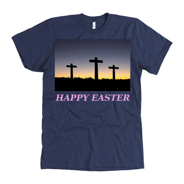 T-shirt - The Dreamy Pineapple Company Easter Tshirt Adult Religious Cross (Men)