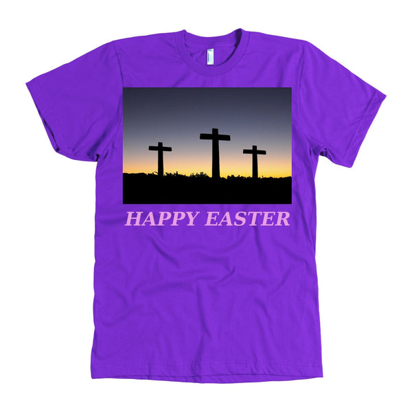 T-shirt - The Dreamy Pineapple Company Easter Tshirt Adult Religious Cross (Men)