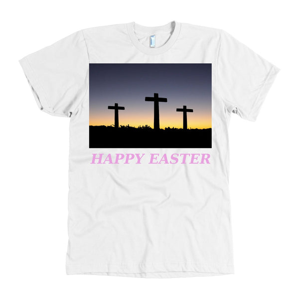 T-shirt - The Dreamy Pineapple Company Easter Tshirt Adult Religious Cross (Men)